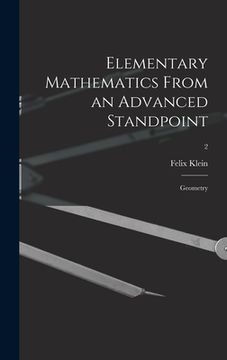 portada Elementary Mathematics From an Advanced Standpoint: Geometry; 2 (en Inglés)