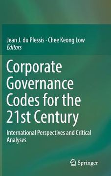 portada Corporate Governance Codes for the 21st Century: International Perspectives and Critical Analyses (en Inglés)