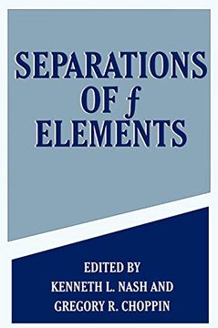 portada Separations of f Elements 