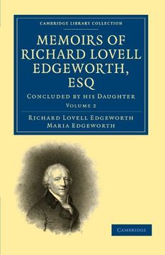 portada Memoirs of Richard Lovell Edgeworth, esq 2 Volume Paperback Set: Memoirs of Richard Lovell Edgeworth, Esq: Volume 2 Paperback (Cambridge Library Collection - Technology) (en Inglés)