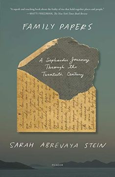 portada Family Papers: A Sephardic Journey Through the Twentieth Century (en Inglés)