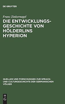 portada Die Entwicklungsgeschichte von Hölderlins Hyperion (in German)