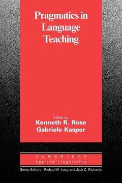 portada Pragmatics in Language Teaching (Cambridge Applied Linguistics) (in English)
