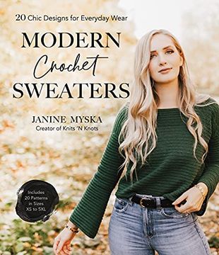 portada Modern Crochet Sweaters: 20 Chic Designs for Everyday Wear (in English)