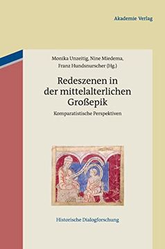 portada Redeszenen in der Mittelalterlichen Großepik Komparatistische Perspektiven (en Alemán)