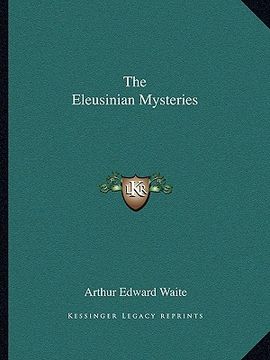 portada the eleusinian mysteries (en Inglés)