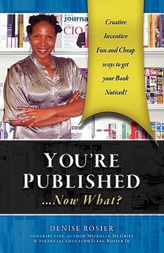 portada you're published now what? (in English)