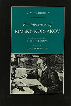 portada reminiscences of rimsky-korsakov by v. v. yastrebtsev (en Inglés)