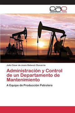 portada Administración y Control de un Departamento de Mantenimiento