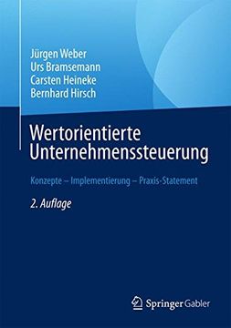 portada Wertorientierte Unternehmenssteuerung: Konzepte - Implementierung - Praxisstatements (en Alemán)