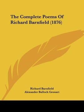 portada the complete poems of richard barnfield (1876) (en Inglés)