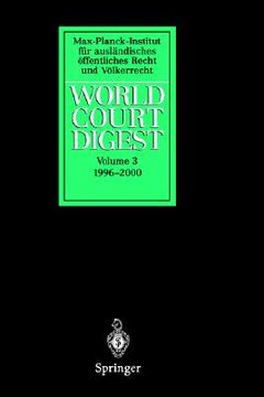 portada world court digest: volume 3: 1996 - 2000 (en Inglés)