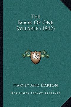 portada the book of one syllable (1842) (en Inglés)
