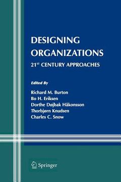 portada designing organizations: 21st century approaches (en Inglés)