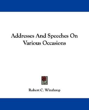 portada addresses and speeches on various occasions (in English)