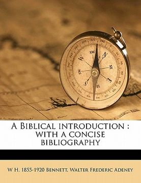portada a biblical introduction: with a concise bibliography (in English)