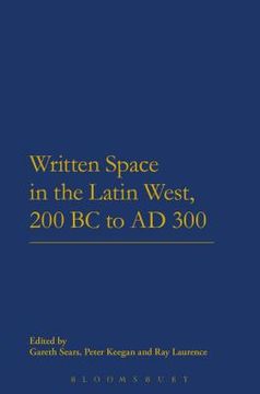 portada Written Space in the Latin West, 200 BC to AD 300 (en Inglés)