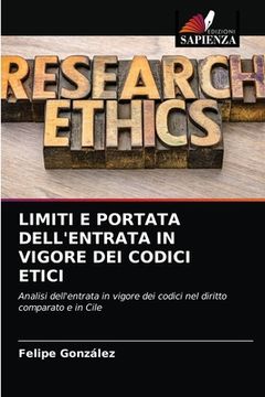 portada Limiti E Portata Dell'entrata in Vigore Dei Codici Etici (en Italiano)