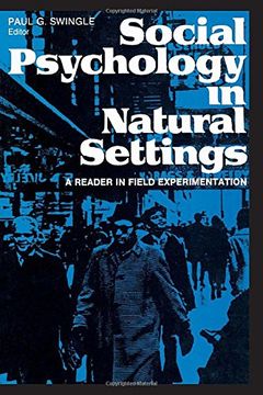 portada Social Psychology in Natural Settings: A Reader in Field Experimentation (en Inglés)