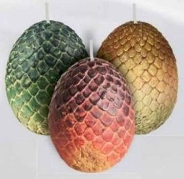 Game of Thrones: Vela Esculpida Dragon Egg Candle (en Inglés)