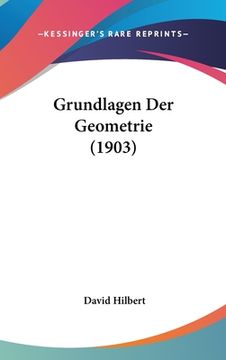 portada Grundlagen Der Geometrie (1903)