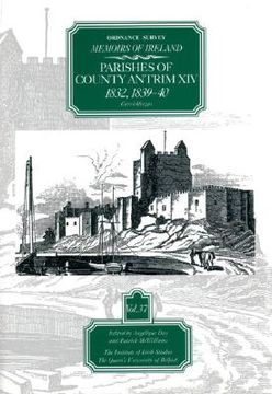 portada ordnance survey memoirs of ireland: vol. 37: parishes of county antrim xiv: 1832, 1839-40 (en Inglés)