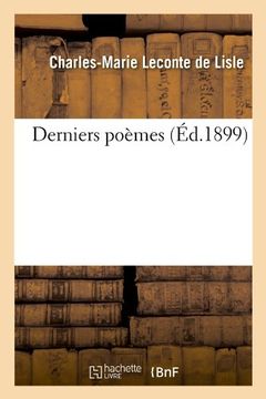portada Derniers Poemes (Ed.1899) (Littérature)