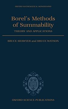 portada Borel's Methods of Summability 