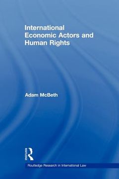 portada international economic actors and human rights (en Inglés)