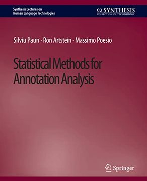 portada Statistical Methods for Annotation Analysis (en Inglés)
