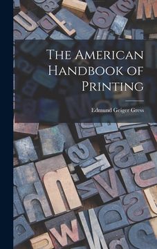 portada The American Handbook of Printing (en Inglés)