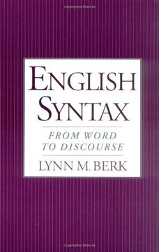 portada English Syntax: From Word to Discourse 