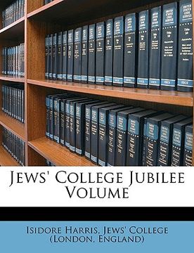 portada jews' college jubilee volume