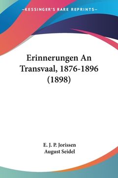 portada Erinnerungen An Transvaal, 1876-1896 (1898) (en Alemán)