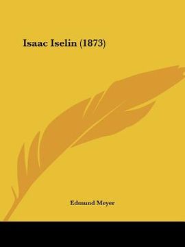 portada Isaac Iselin (1873) (en Alemán)