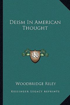portada deism in american thought (en Inglés)