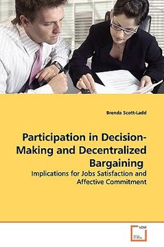 portada participation in decision-making and decentralized bargaining (en Inglés)