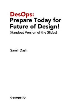 portada Desops: Prepare Today for the Future of Design! (en Inglés)