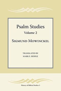 portada Psalm Studies, Volume 2 (Society of Biblical Literature History of Biblical Studies 3) (in English)