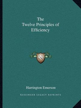 portada the twelve principles of efficiency (in English)