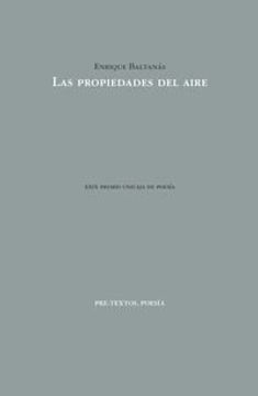 portada Las Propiedades Del Aire (poesía) (in Spanish)