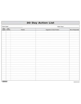 portada 30 day Action List (in English)