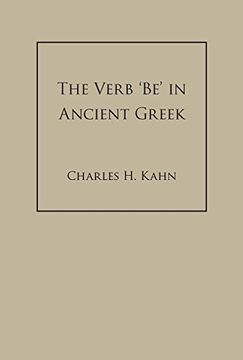 portada The Verb 'be' in Ancient Greek (en Inglés)