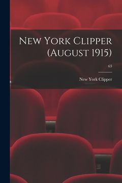 portada New York Clipper (August 1915); 63 (en Inglés)