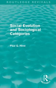 portada Social Evolution and Sociological Categories (Routledge Revivals) (en Inglés)