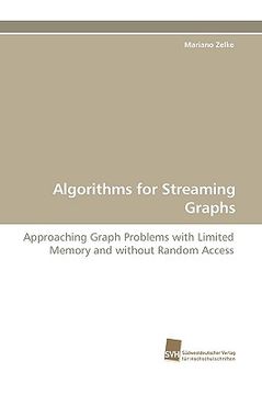 portada algorithms for streaming graphs (en Inglés)