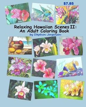 portada Relaxing Hawaiian Scenes II: An Adult Coloring Book (in English)