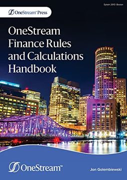 portada Onestream Finance Rules and Calculations Handbook 