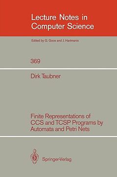 portada finite representations of ccs and tcsp programs by automata and petri nets (en Inglés)