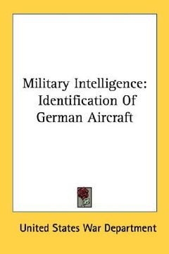 portada military intelligence: identification of german aircraft